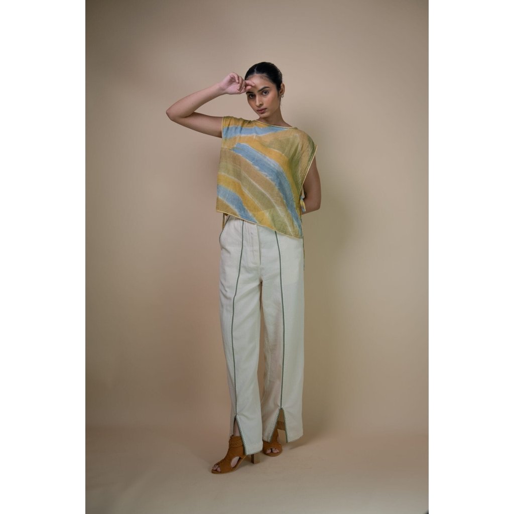 Meadows Handpainted Cropped Bib