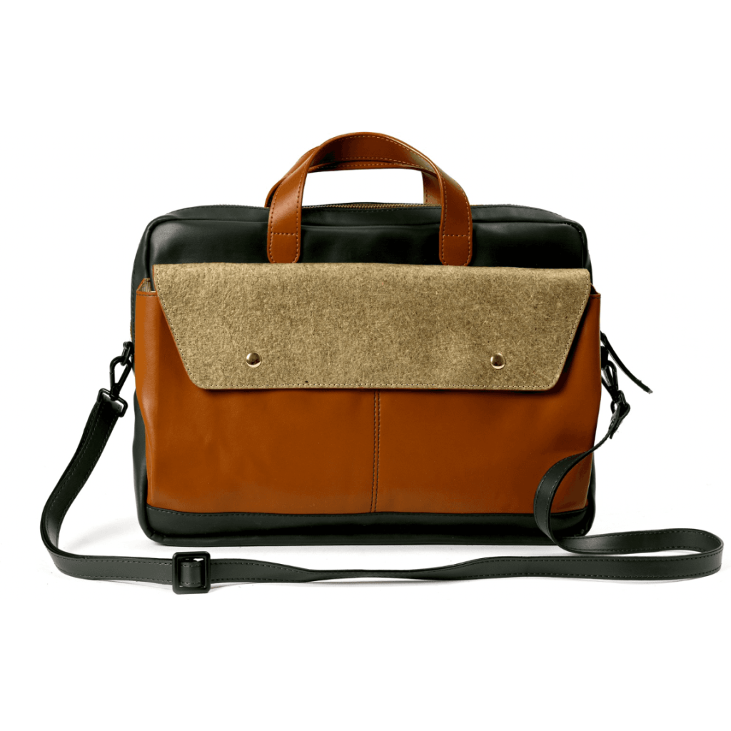 Willow Vegan Leather Laptop Sleeve – Tan