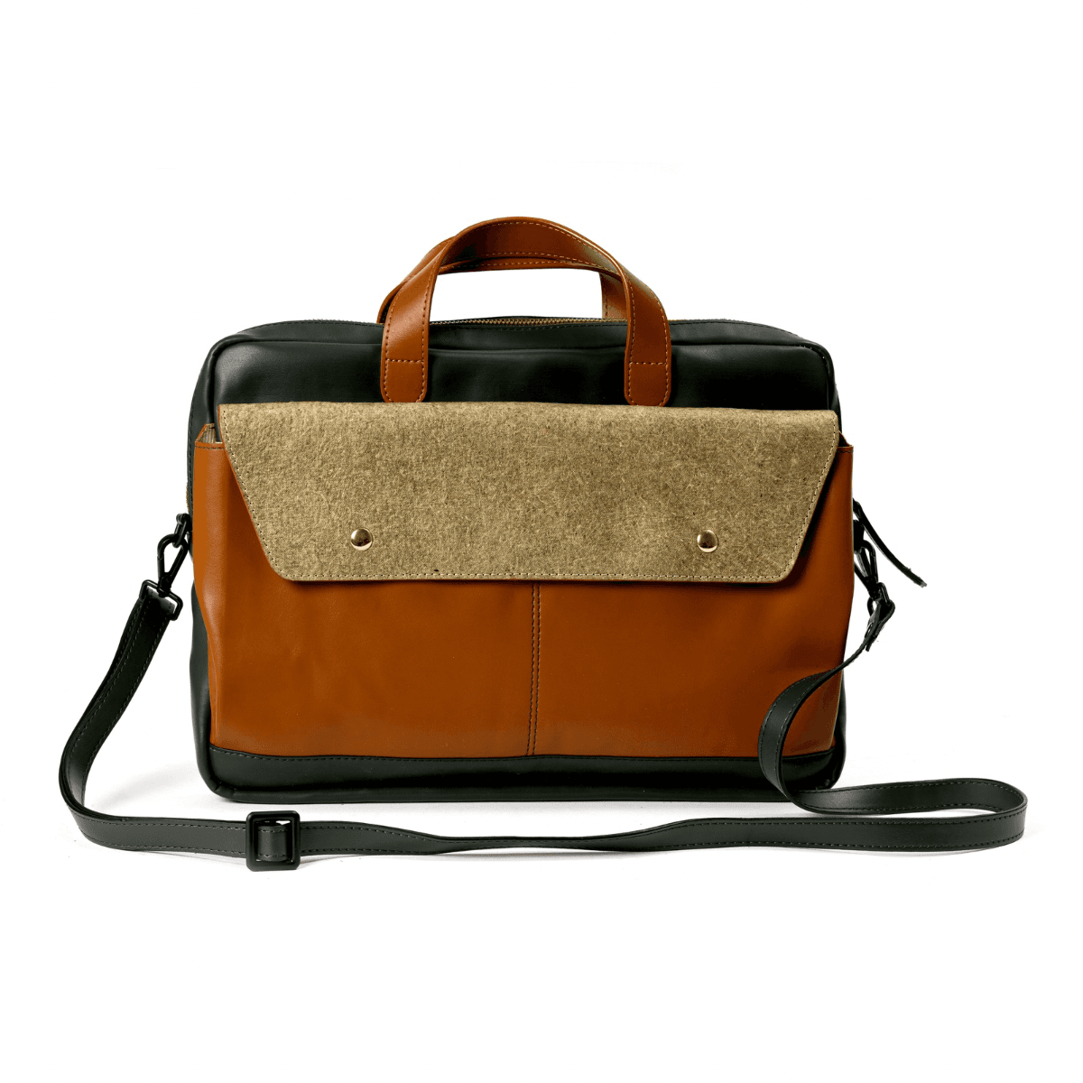 Willow Vegan Leather Laptop Sleeve - Tan