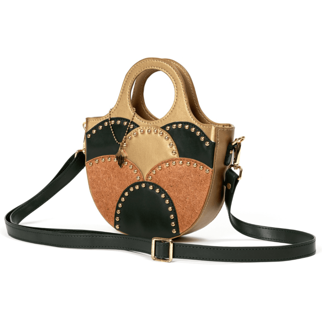 Savannah Vegan Leather Sling – Black & Blue