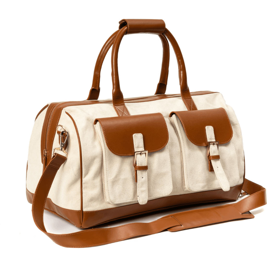 Ajax Vegan Leather Duffle Bag ̵