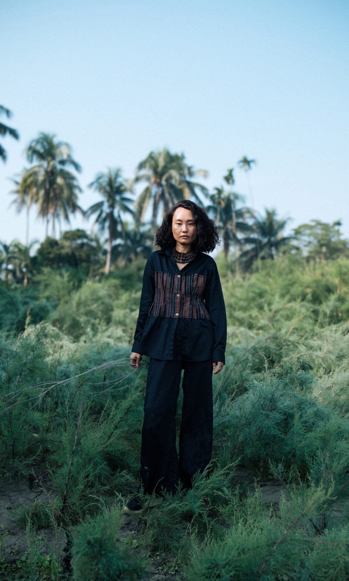 Upcycled Hunza Shirt - Black Copper