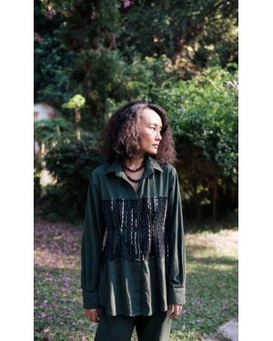 Handwoven Hunza Shirt - Green