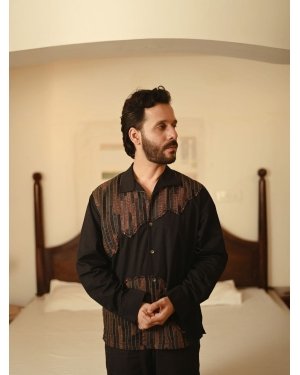 Upcycled Fuji shirt - Copper