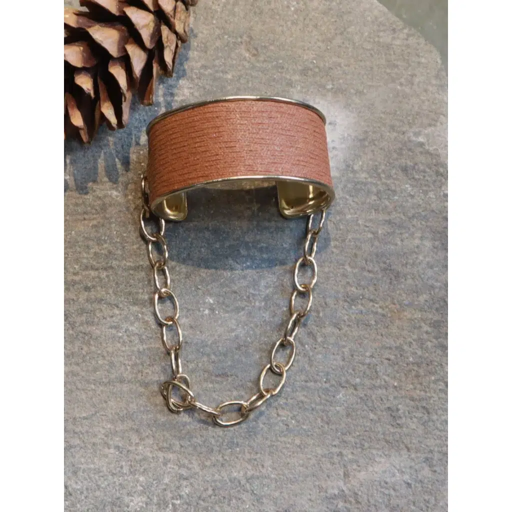 Adjustable Plant Leather Sepia Luxe