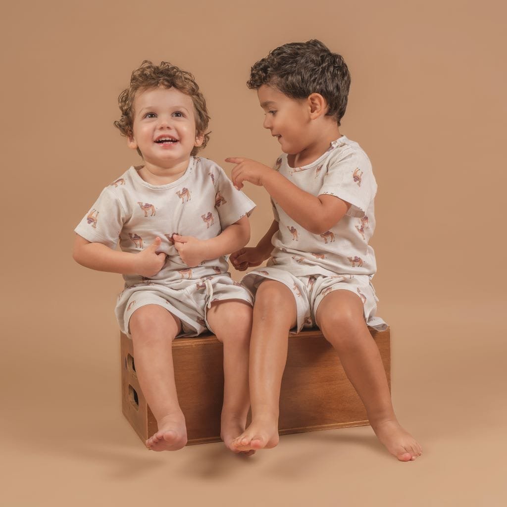 Camelot Organic Muslin Shorts and Tee Set 6M to 5Y