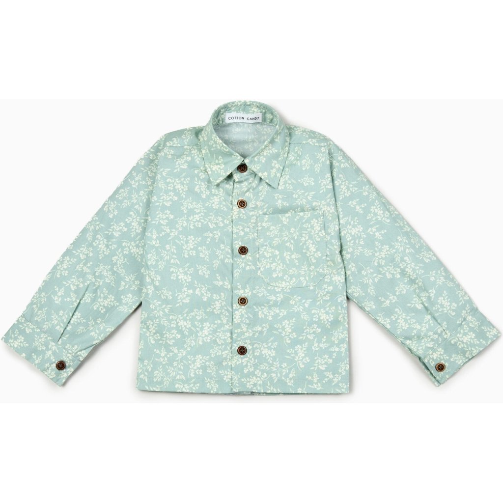 Mint Flora Shirt