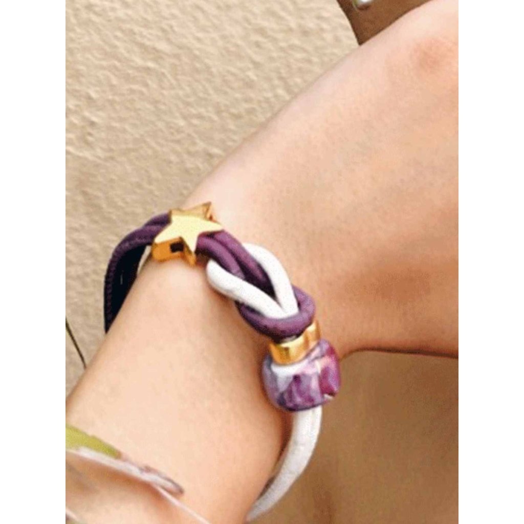 Cork and Ceramic Globe Thistles Bra