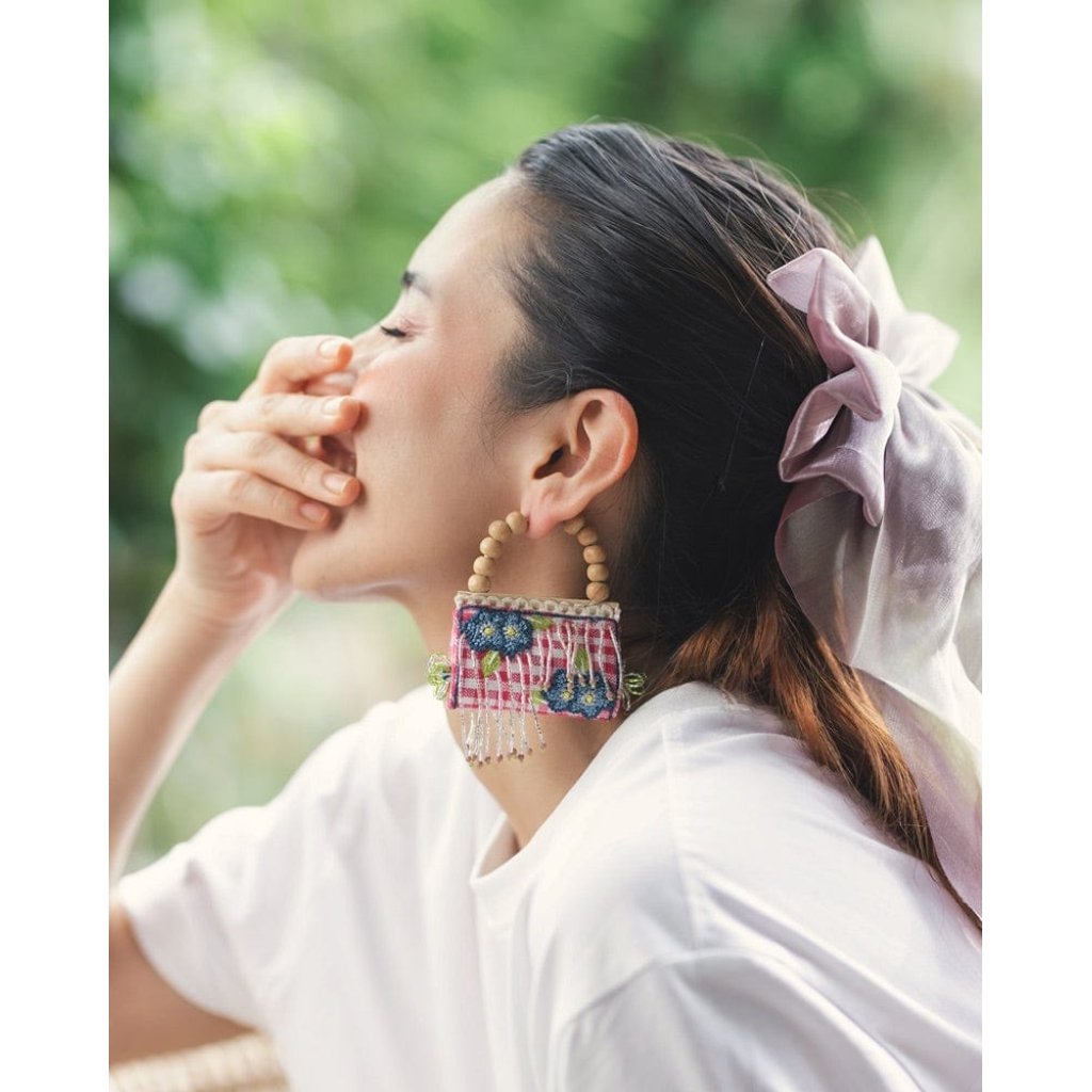 Rani!! Handcrafted embroidered on c