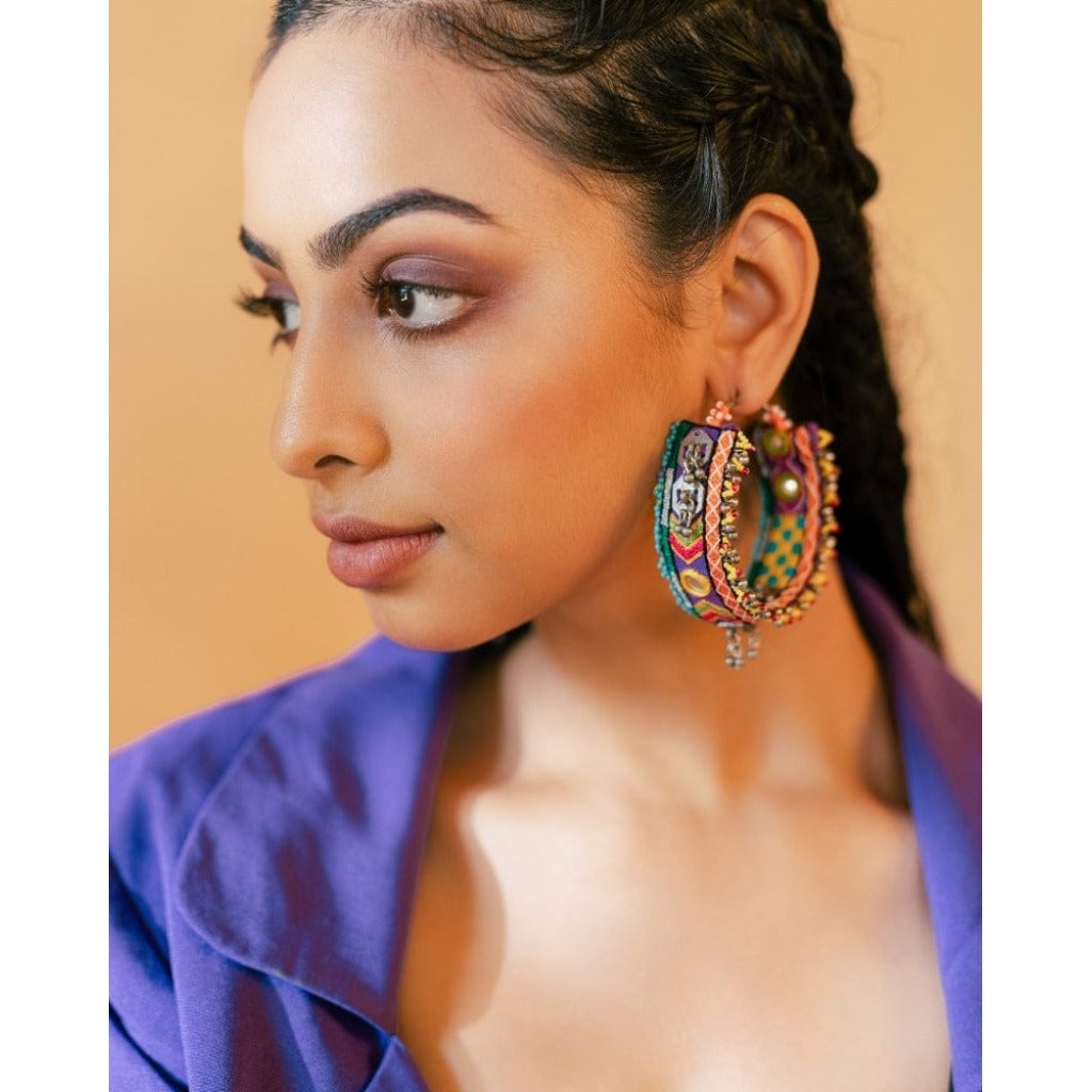 Haltino Tha!! Handmade traditional hoop earrings