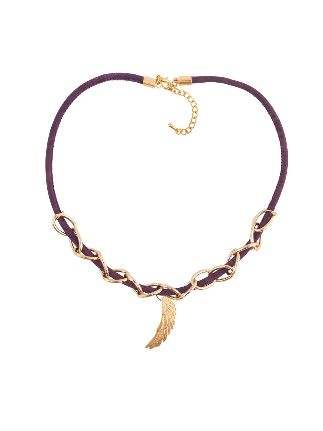 Astral Cork Necklace in Purple