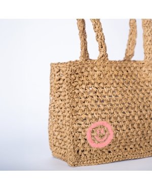 Raffia Mini Tote Bag