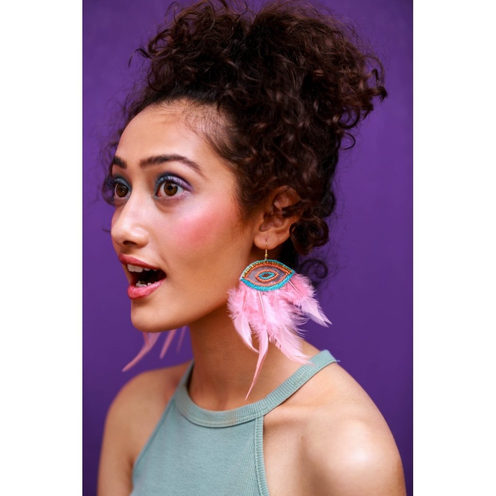 Bubble Gum handmade quirky earrings