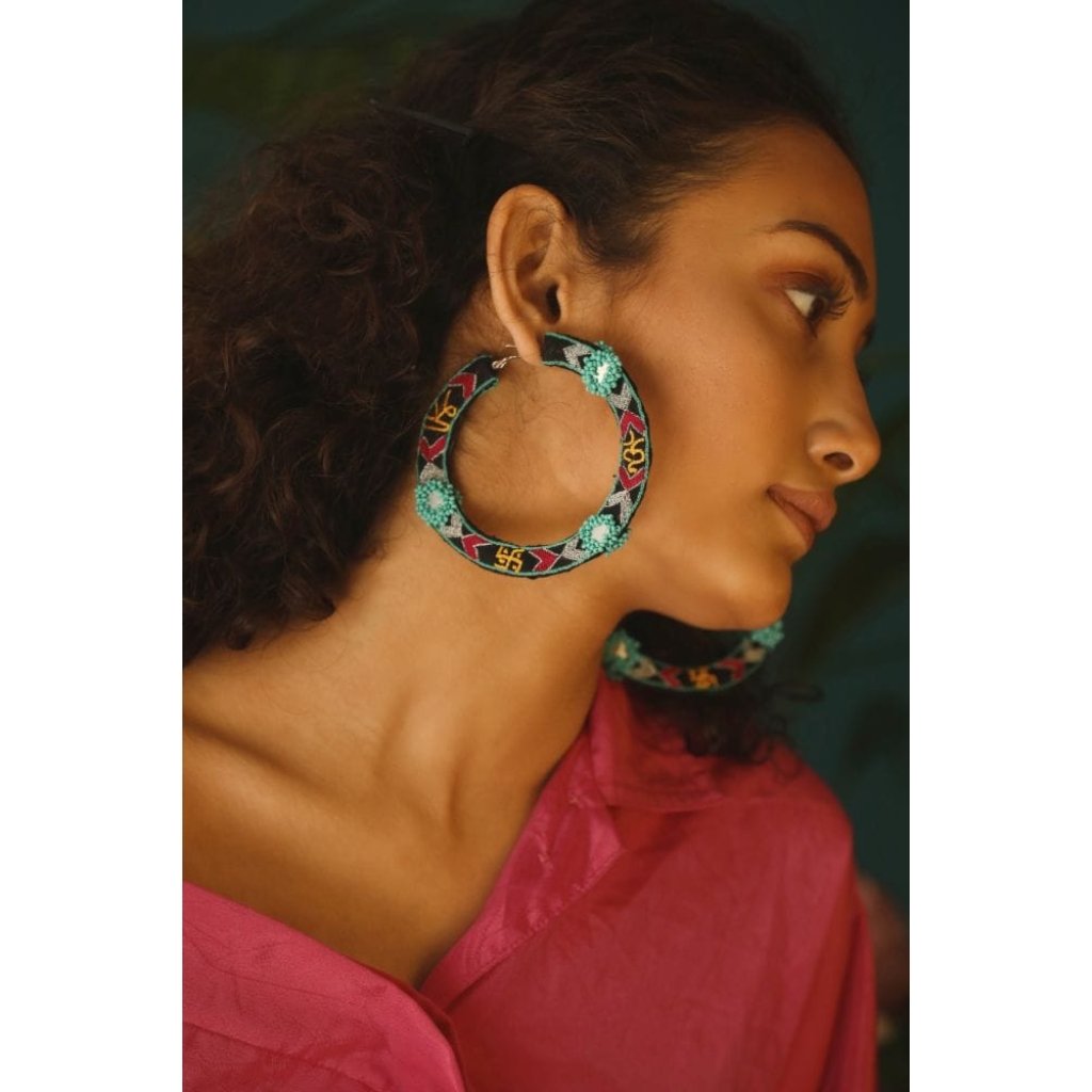 Hey Sexy! Handmade hoop earrings