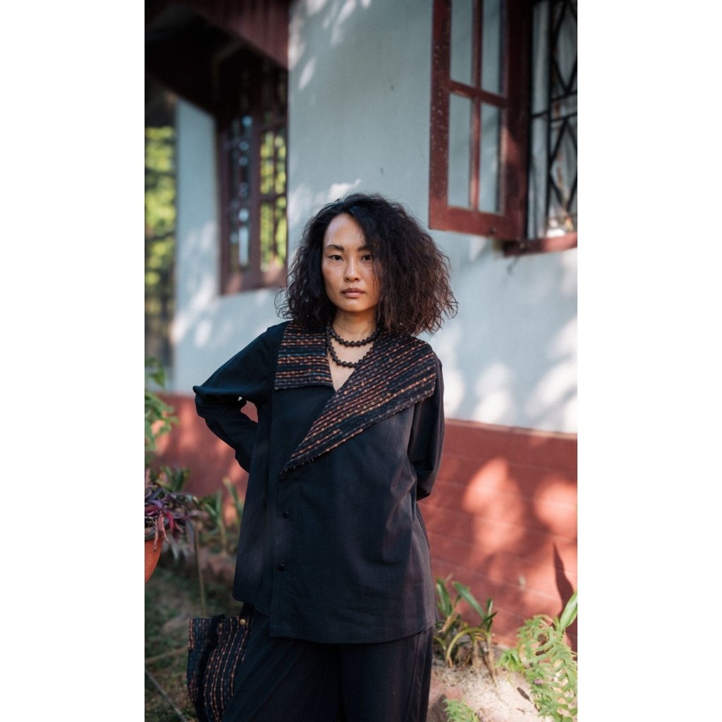 Handwoven Arrow collar shirt –