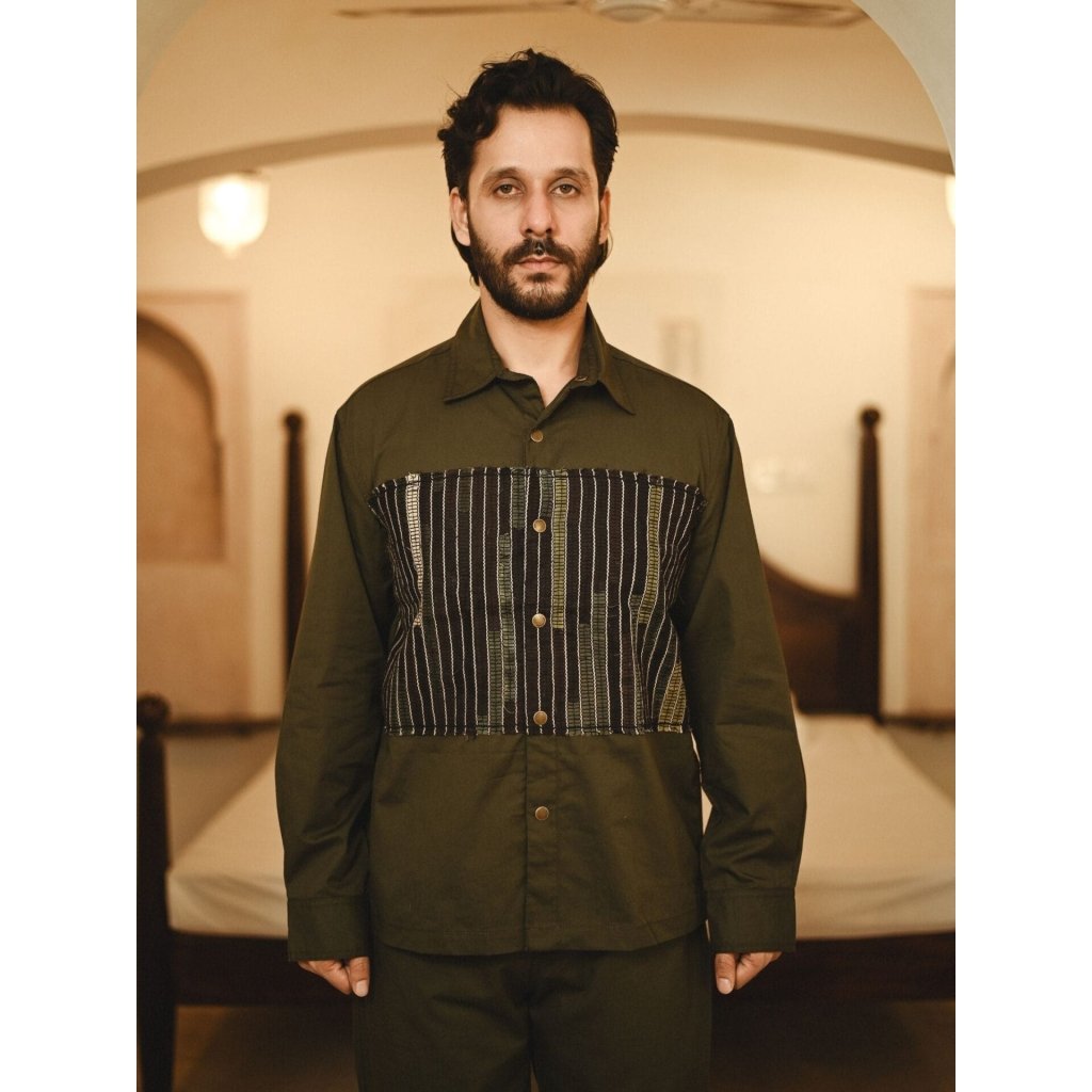 Upcycled Hunza Shirt – Green