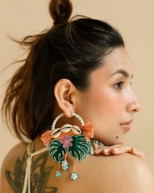 Le Morne handmade hoop earrings