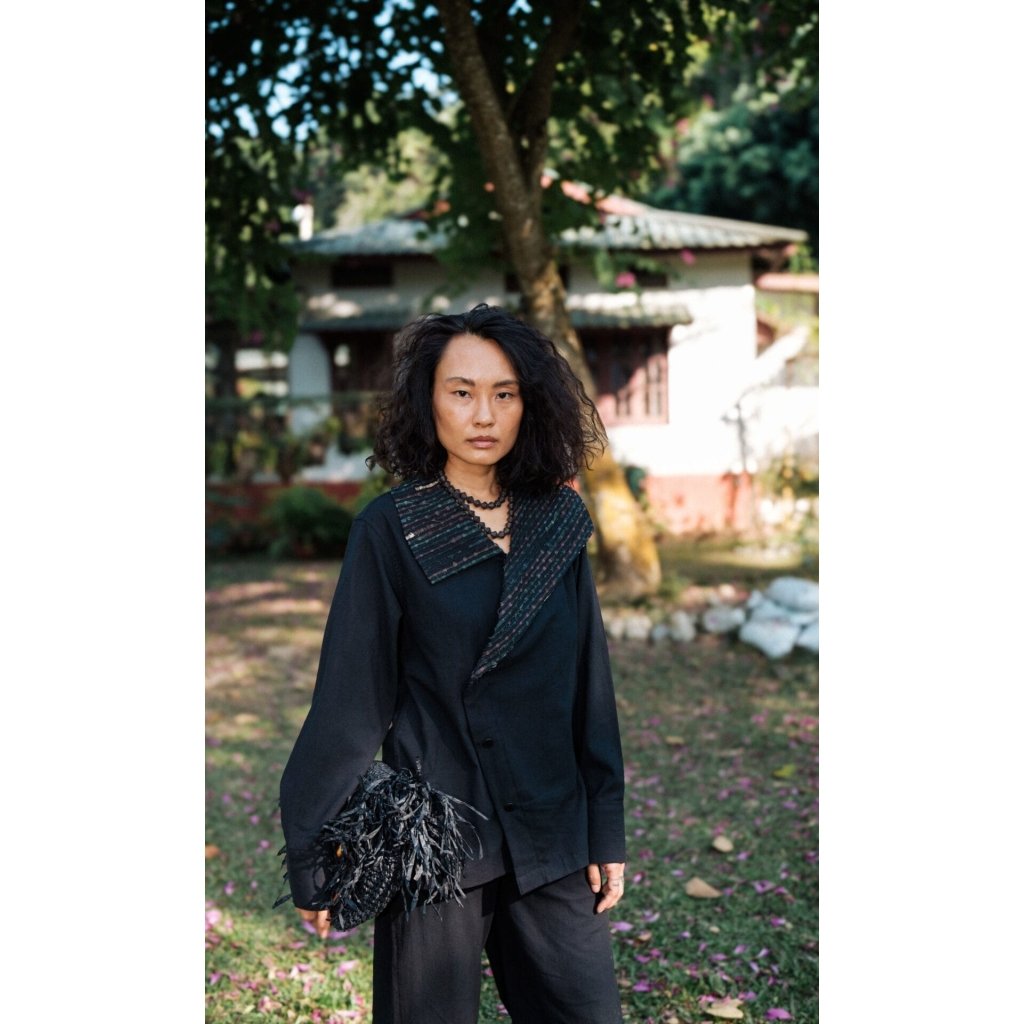 Handwoven Arrow collar shirt –