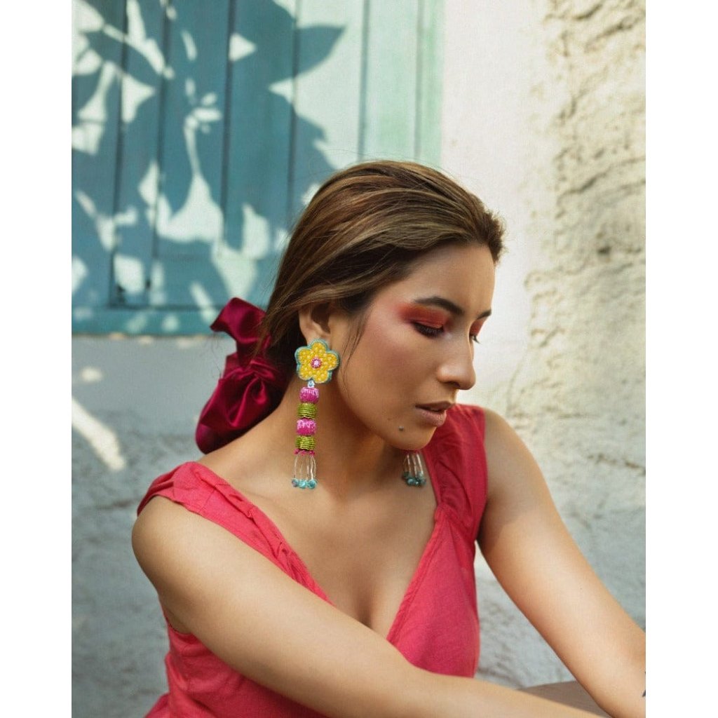 Bravo!! Handmade floral earrings