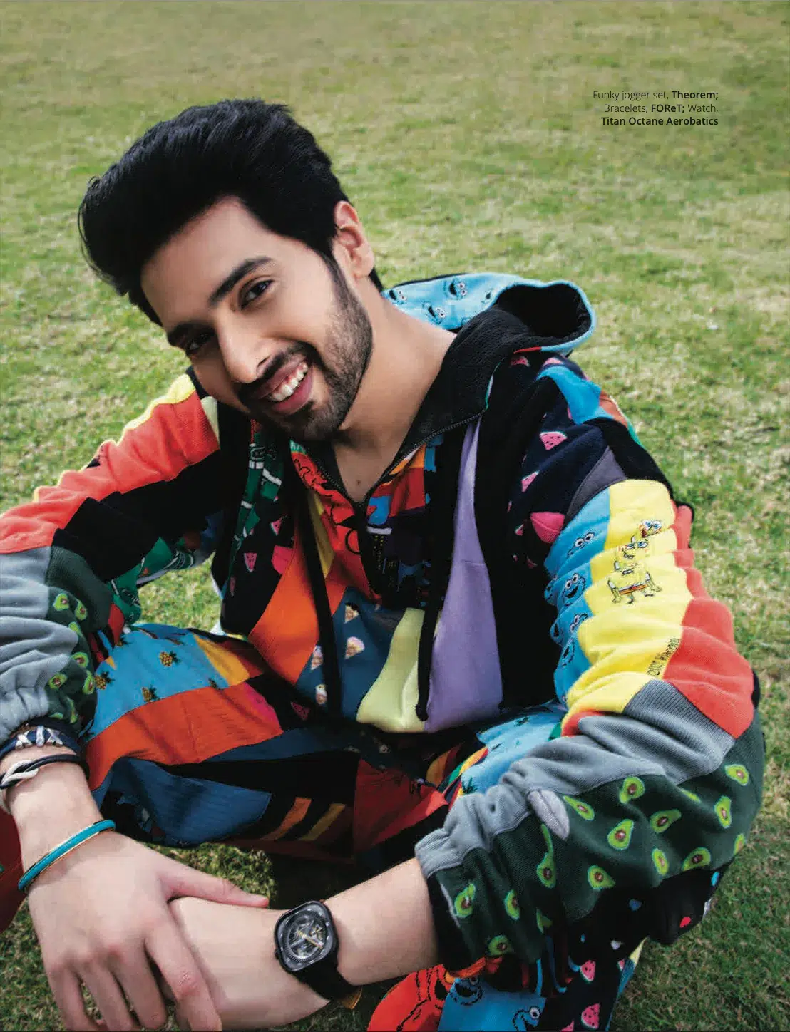 Azure Sunburst: Adjustable Cuff Bra