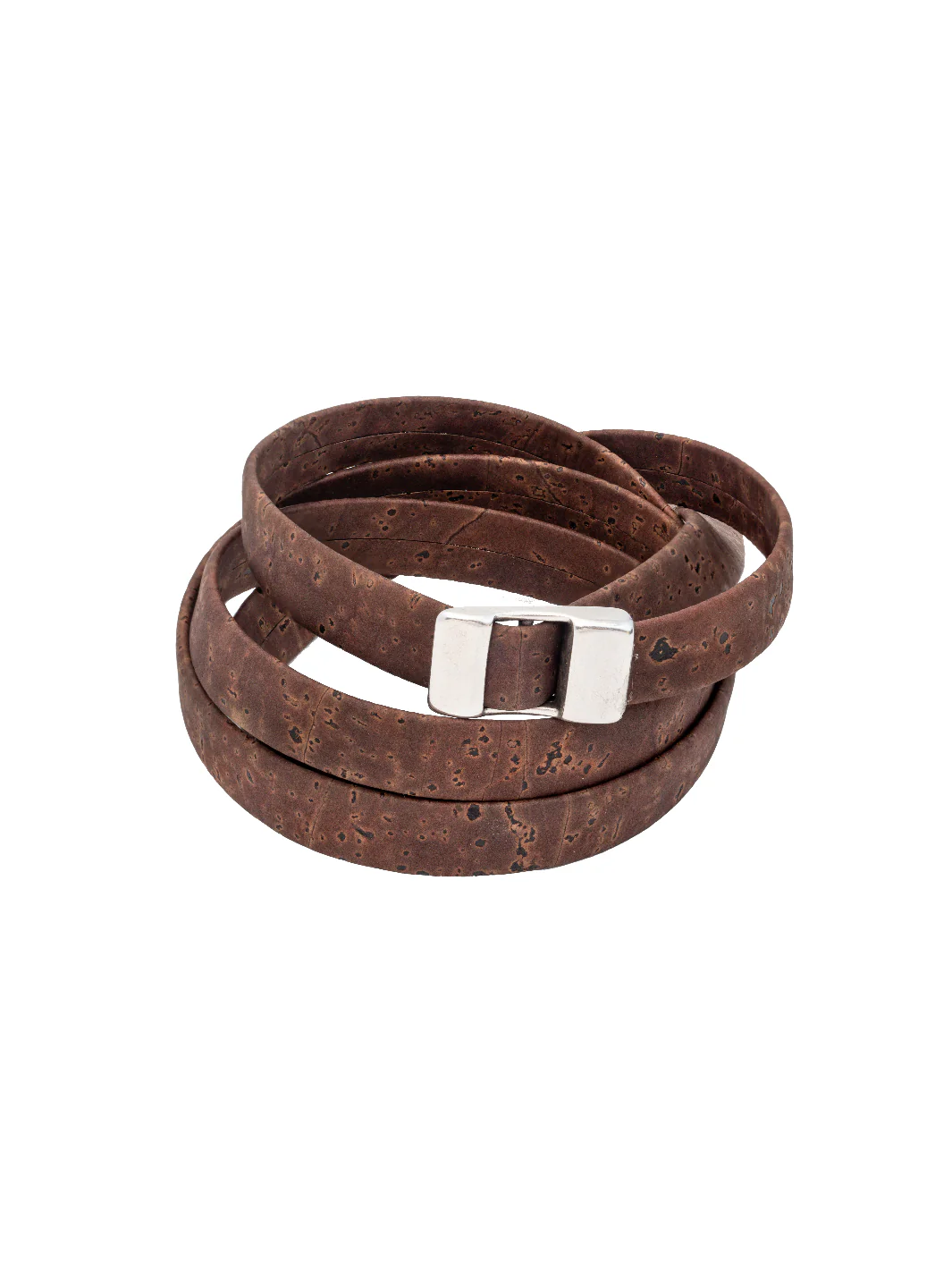 Cocoa Clasp Adjustable Cork Wristba
