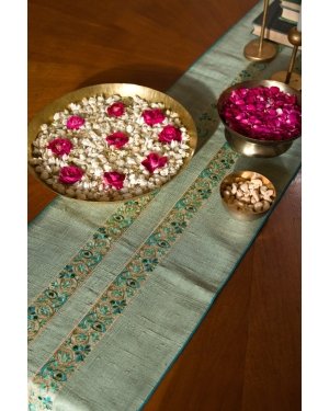 Viridis Handwoven Table Runner