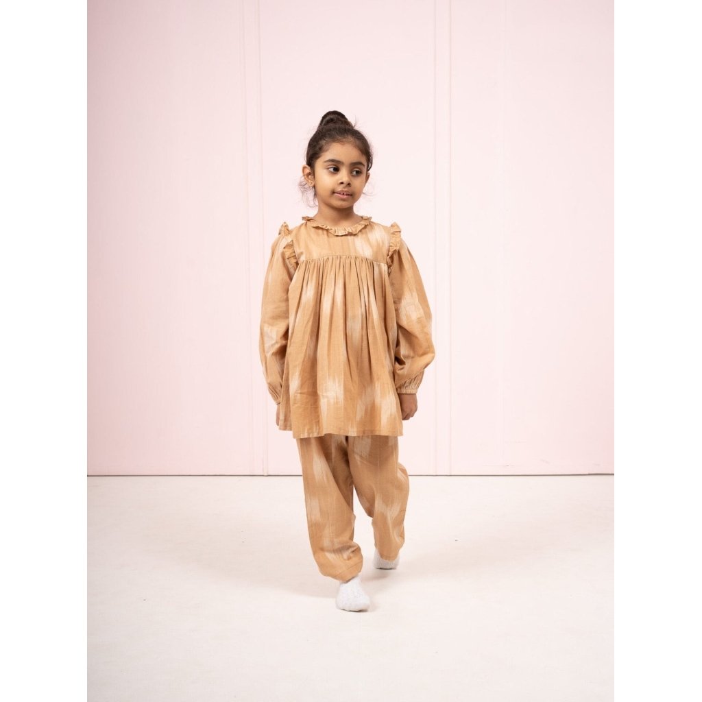 The Ruffle Beige Co-Ord