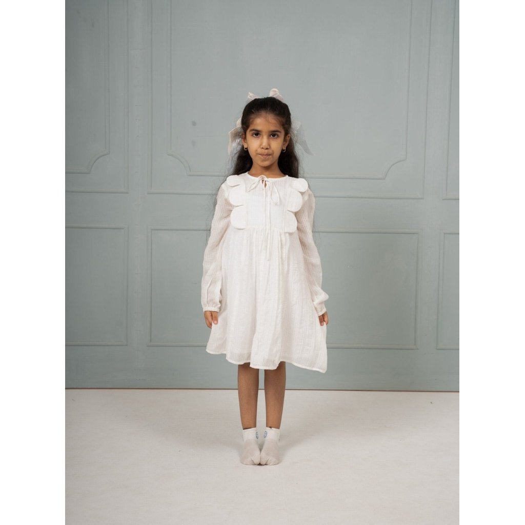 The Cream Check Picnic Dress