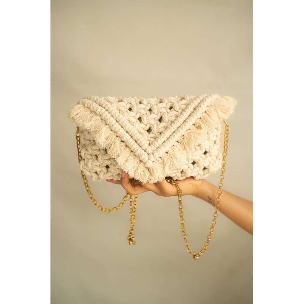 Classic White Hobo Handbag