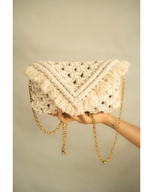 Classic White Hobo Handbag