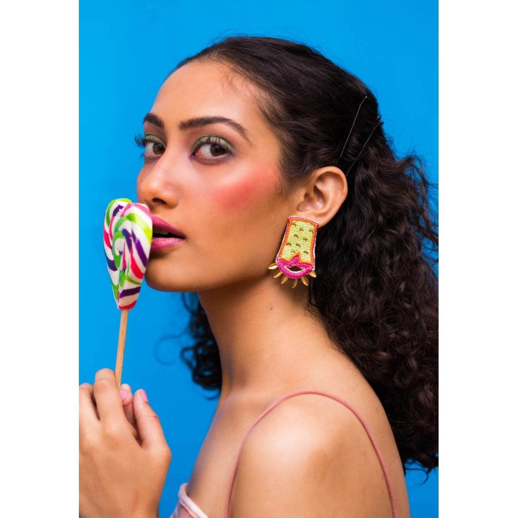 Toffy handmade quirky earrings