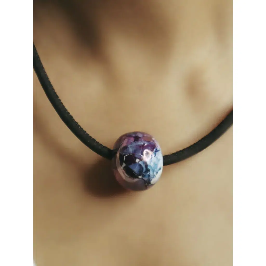 GAIA Cork and Ceramic Necklace