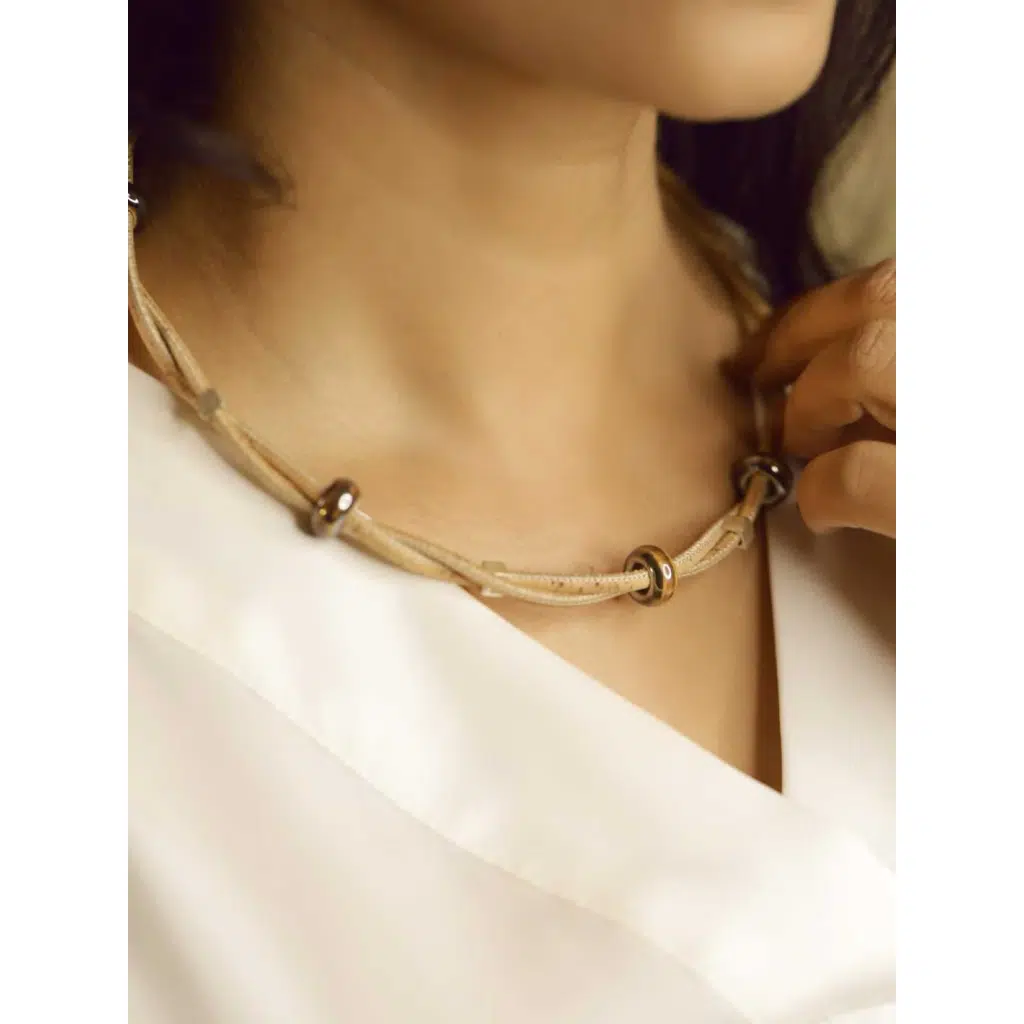 Cork Choker Necklace