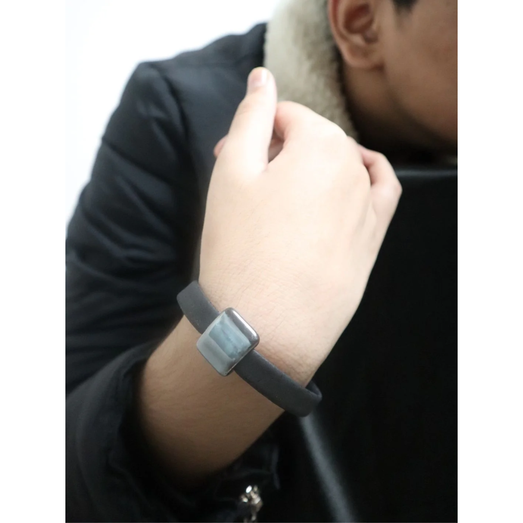 The Rock Ceramic and Cork Wristband