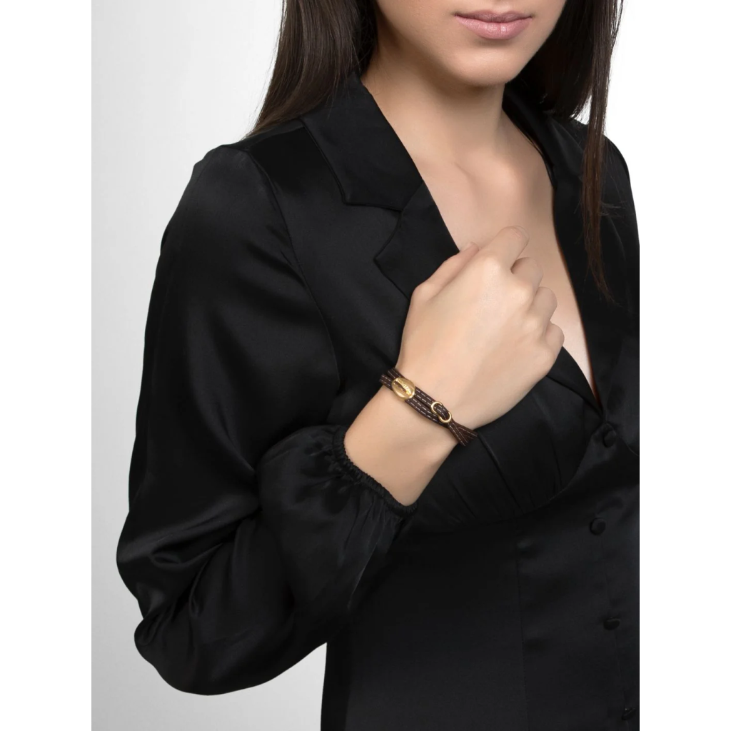 Cowrie Shell Layered Cork and 18k G