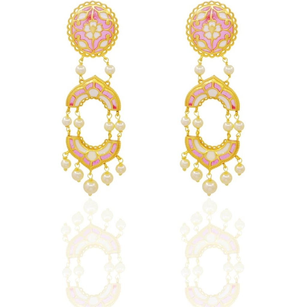 Arshia Gulaabi Dangle Earrings