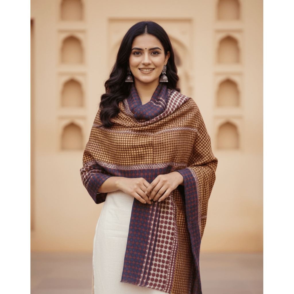 Autumn Ember Fine Cashmere Stole