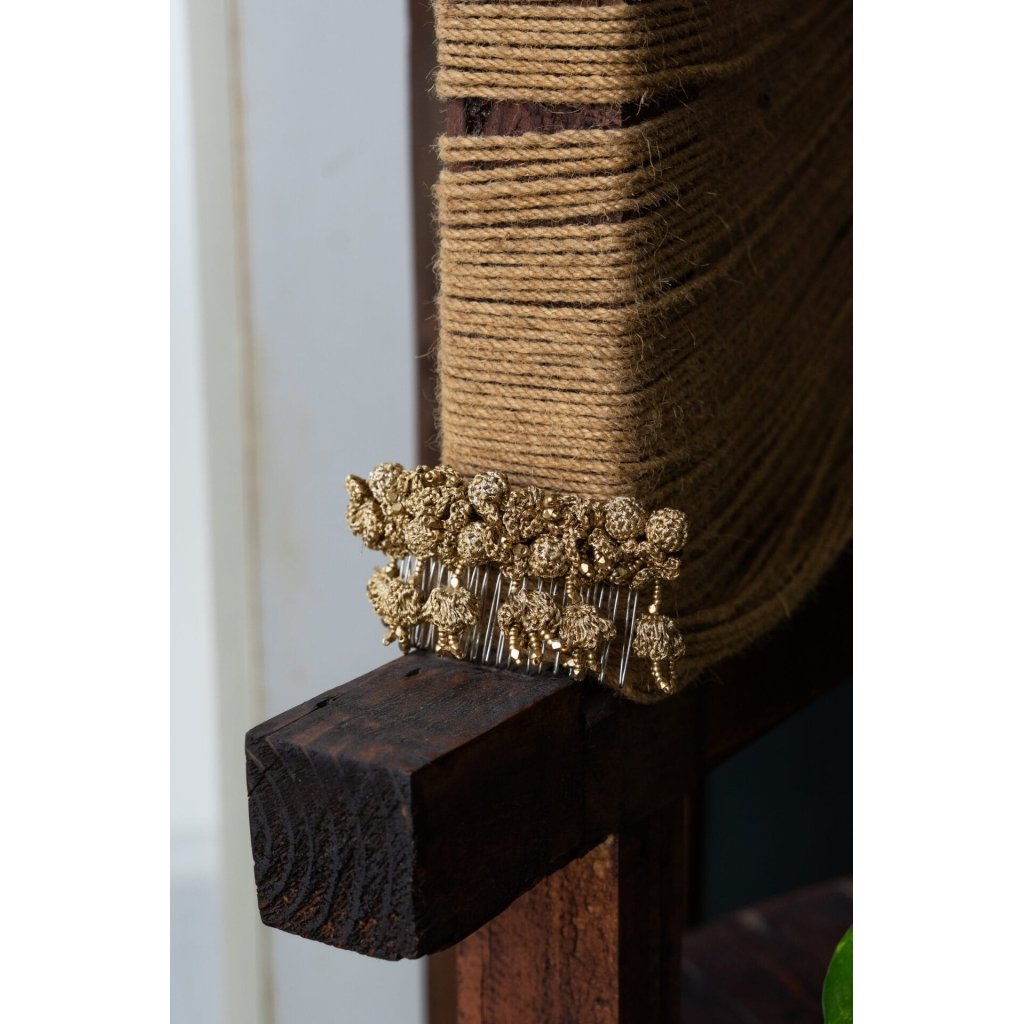 Golden Roses Hair Comb