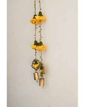 Yellow Marigold Hangings-Set of 2