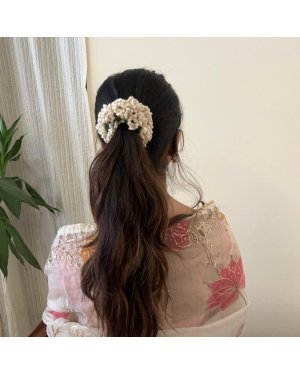 Trio of Gajra Scrunchies (Set of 3)