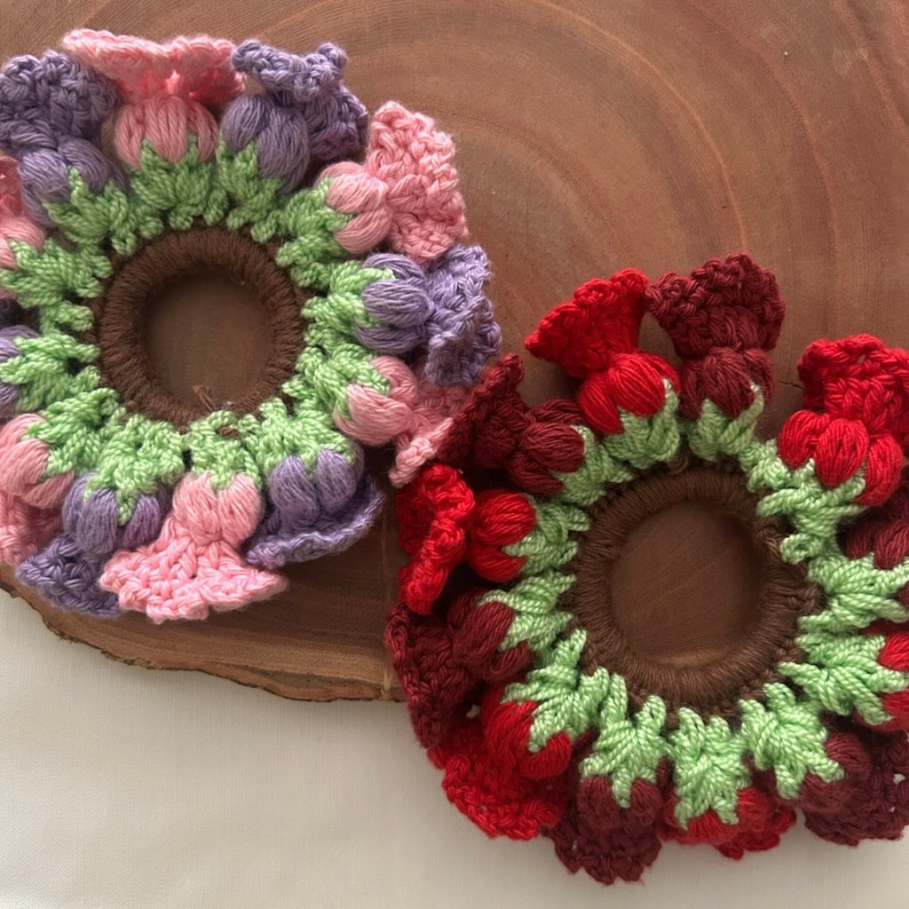 The Tulip Pair Scrunchie