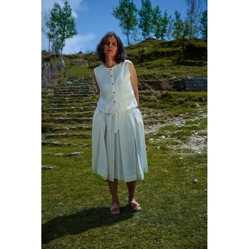 Lotus Silk Button Shirt