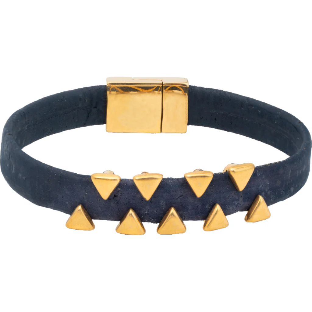 Nautical Gold Shark Tooth Cork Brac