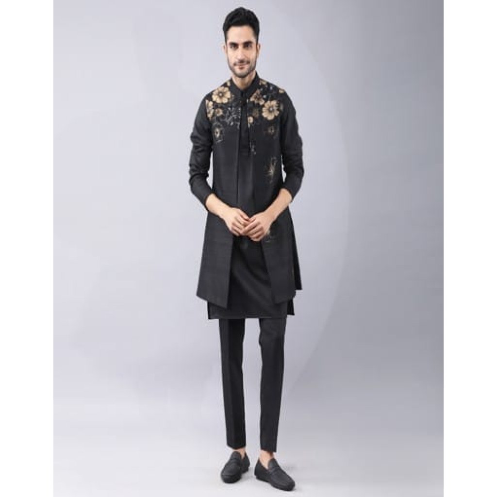 Placement printed Bundi Jacket with