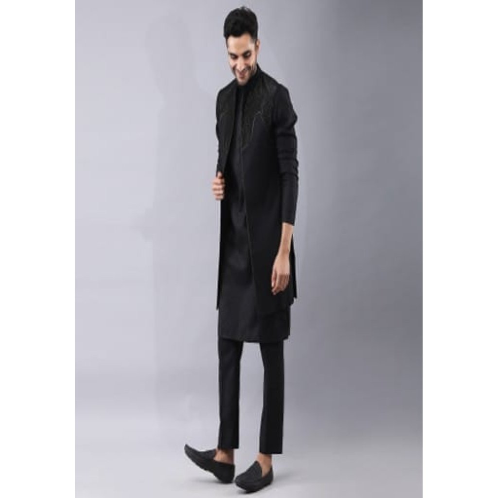 Indowestern with yoke and intricate