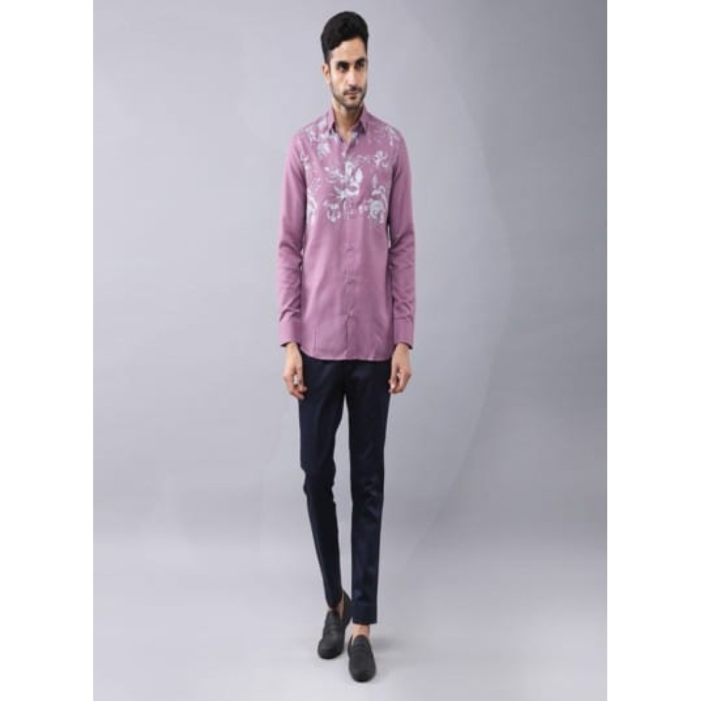 Floral Placement printed shirt.