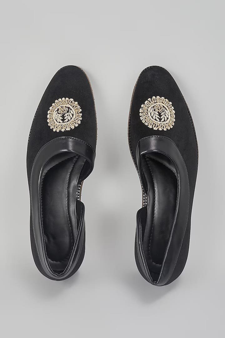 Black Embroidered Peshawaris