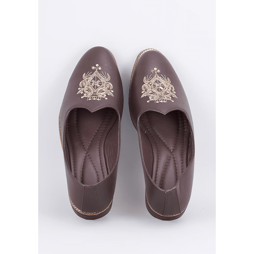 Bon Bon Crown Leather Loafers