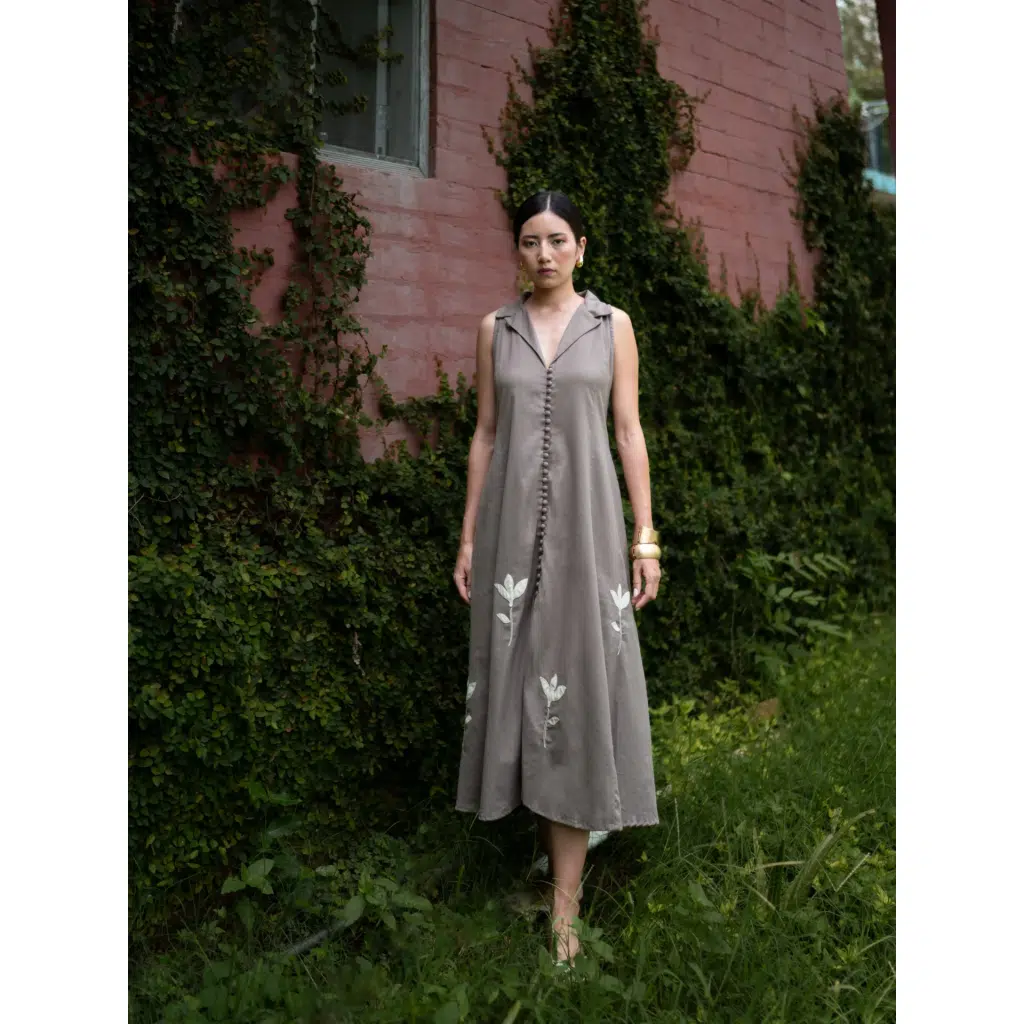 Sepia-Grey Dress