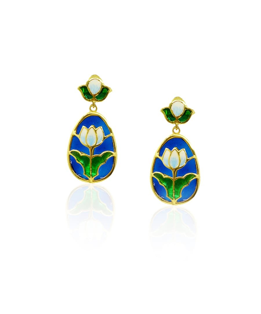 Aks Lotus Earrings
